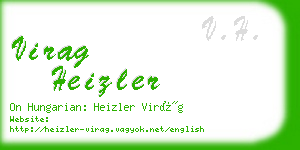 virag heizler business card